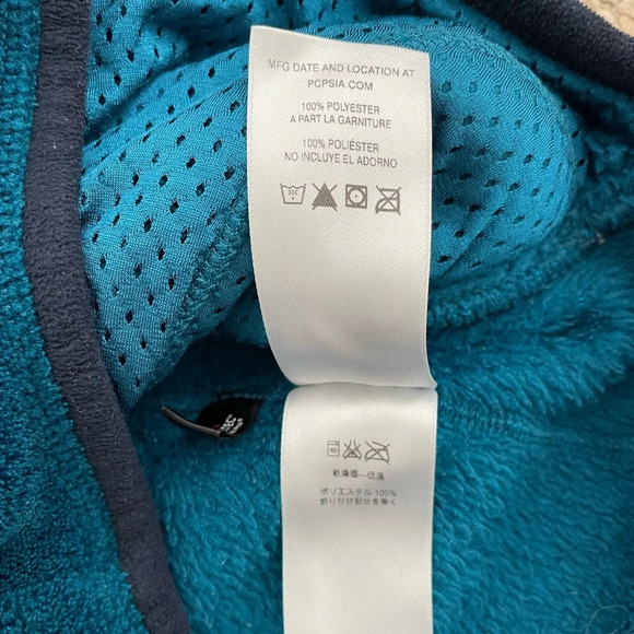 Patagonia Retool Snap-T Pullover Fleece Aqua Blue Size XS - Picture 6 of 9